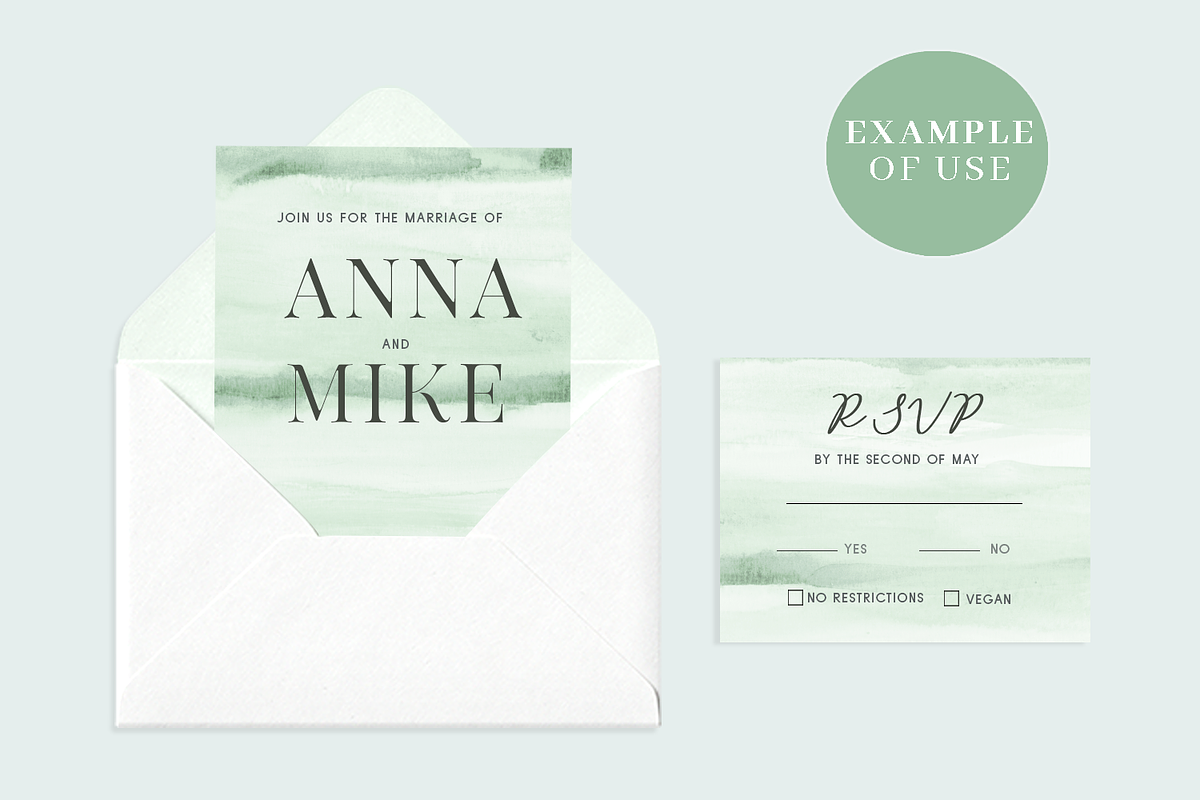 Sage Green Watercolor Backgrounds, a Graphic by Photohacklovers (Photo 3 of 7)