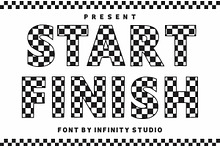 Start Finish Font