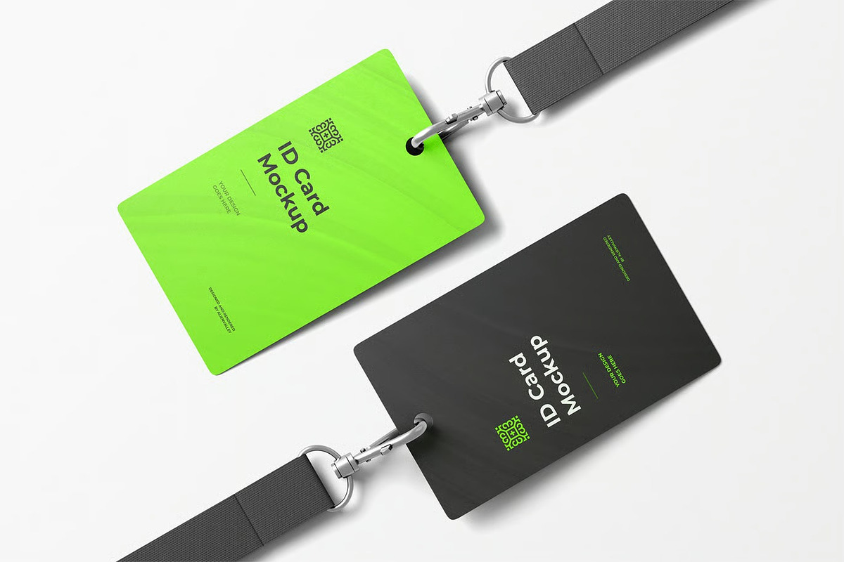 High Quality ID Card Mockup, an Advertising Mockup by zpackcreative (Photo 2 of 13)