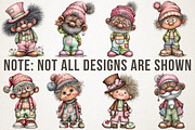 Black History Month Gnome Clipart, a Person Illustration by RobertsArt (Thumbnail 4 of 6)
