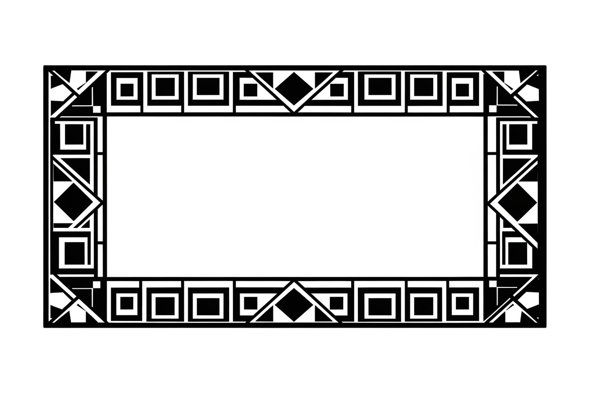Geometric Border Frame Bundle, an Illustration by Designer_Momina (Photo 2 of 31)