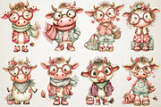 Quirky Cow Mama Sunglasses PNG, an Animal Illustration by RobertsArt (Thumbnail 4 of 5)