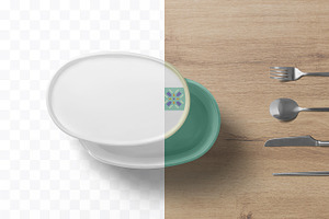 Oval Plastic Box Mockups