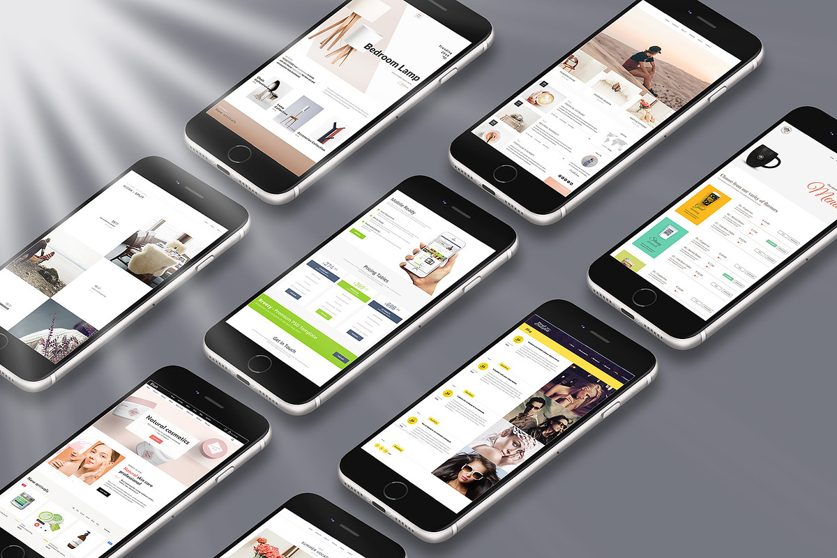 3D iPhone Presentation Mock-Up 22, an iPhone Mockup by Graphicsworld125 (Photo 3 of 9)
