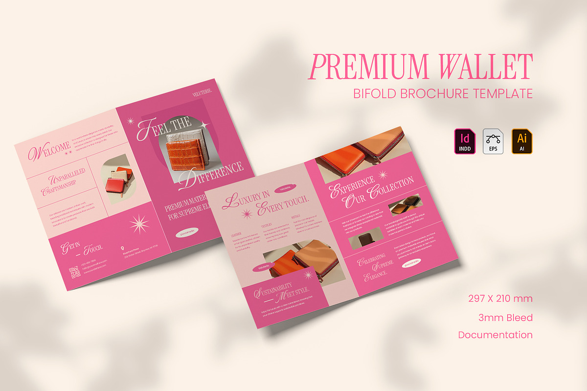Premium Wallet - Bifold Brochure, a Print Template by VUNIRA (Photo 1 of 3)