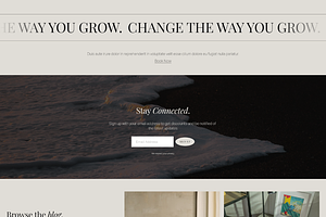 Elevate Squarespace Template