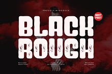 Black Rough - Modern Brush Font