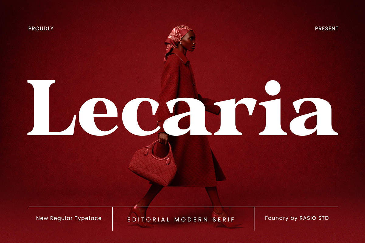 Lecaria Editorial Modern Serif Font, a Serif Font by Rasio Studio (Photo 1 of 9)