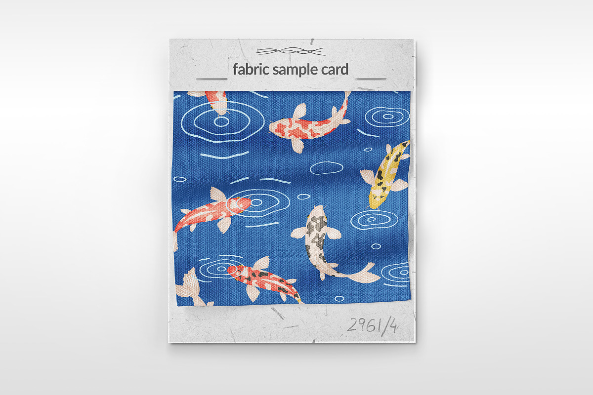 Koi carps seamless pattern, a Pattern Graphic by Norse Studio (Photo 1 of 2)