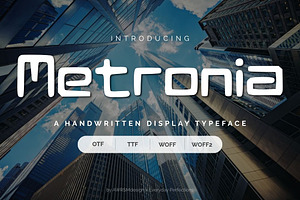 Metronia | A Modern Handwriting Font