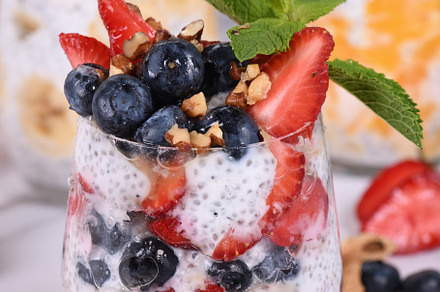 Chia Pudding with Greek Yogurt, a Food & Drink Photo by Apolonia