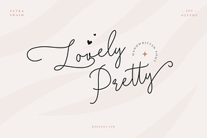 Lovely Pretty - Modern Handwritten