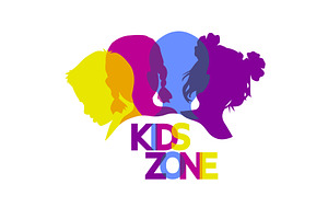 Kids zone. silhouettes of children, a Person Illustration by Nenahliadava Design