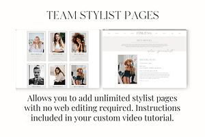 Salon Spa Beauty Website Template