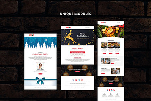 X-MAS - Responsive Email Templates