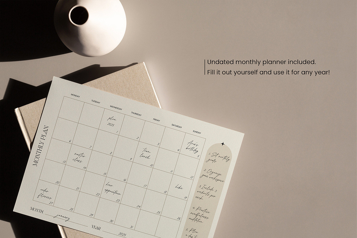 2025 Calendar & Planner, a Templates & Theme by May Motif (Photo 8 of 10)