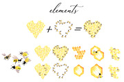 sweet honey bees., a Texture Illustration by Nejumi (Thumbnail 2 of 7)