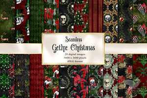 Gothic Christmas Digital Paper