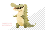 Cute Baby Crocodile Animal, an Animal Illustration by ⋒DesignECShop⋒ (Thumbnail 2 of 3)