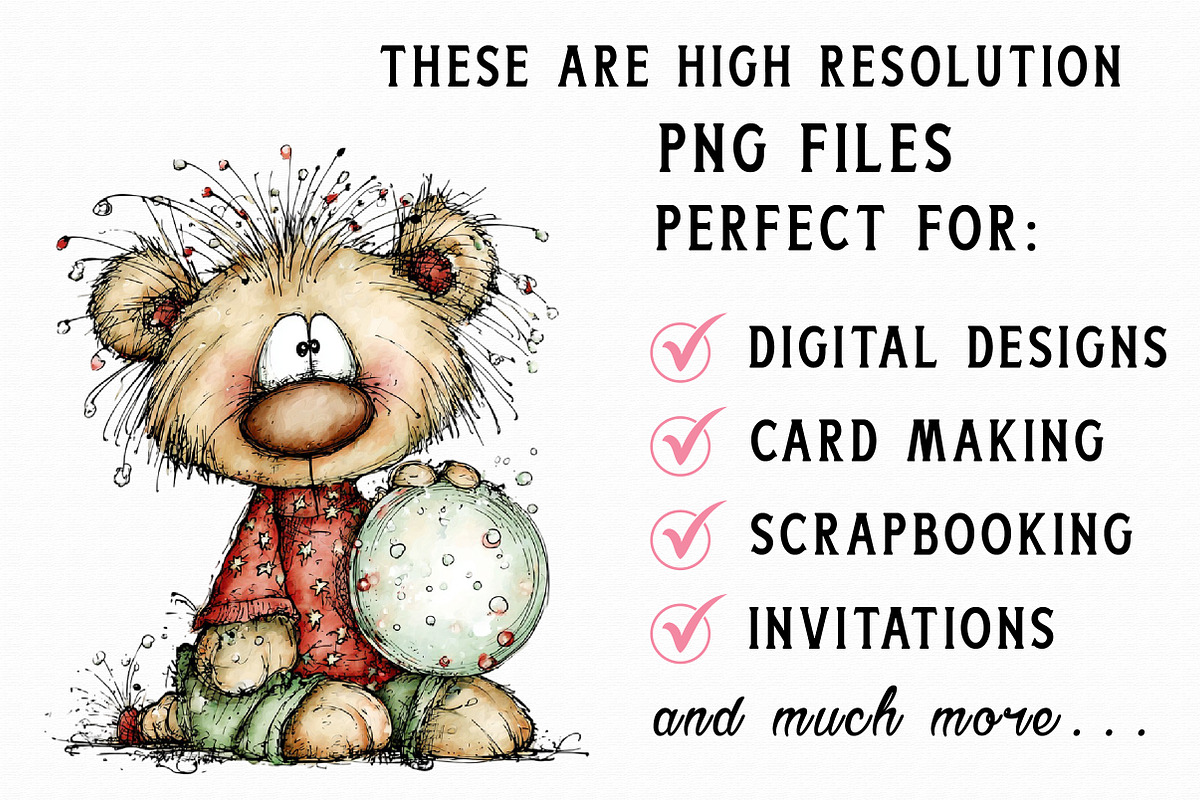Whimsical Quirky Animal Clipart, an Illustration by Libby Wishes (Photo 5 of 6)