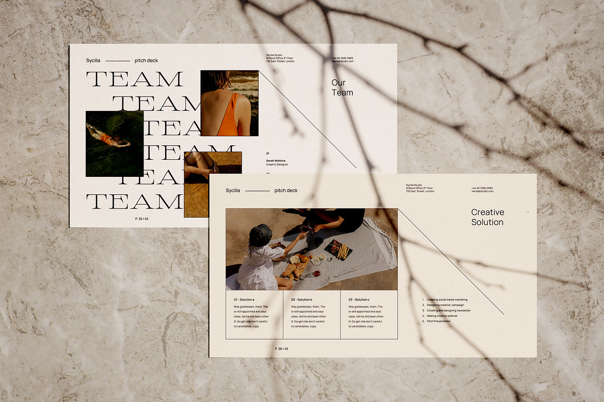 SYCILLA - Powerpoint Pitch Deck, a Presentation Template by Elokka Std. (Photo 5 of 14)