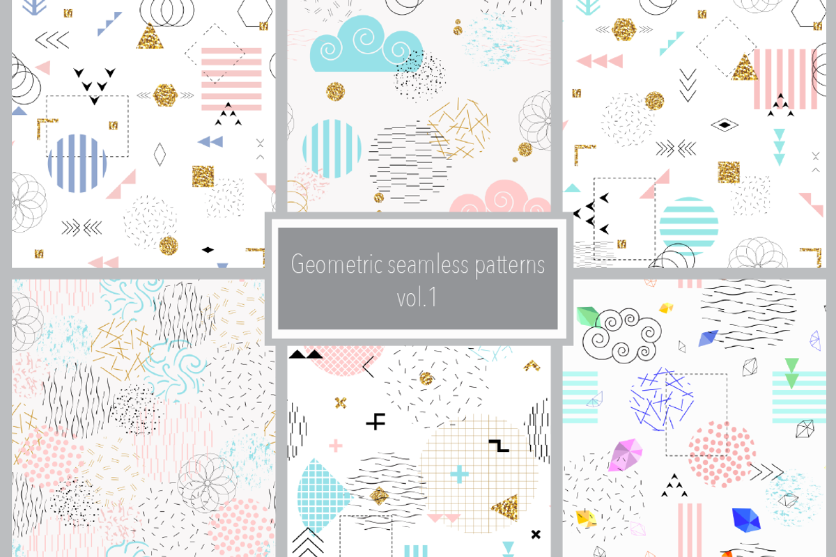 12 Trendy seamless patterns, a Pattern Graphic by DinaraChernaya (Photo 2 of 4)
