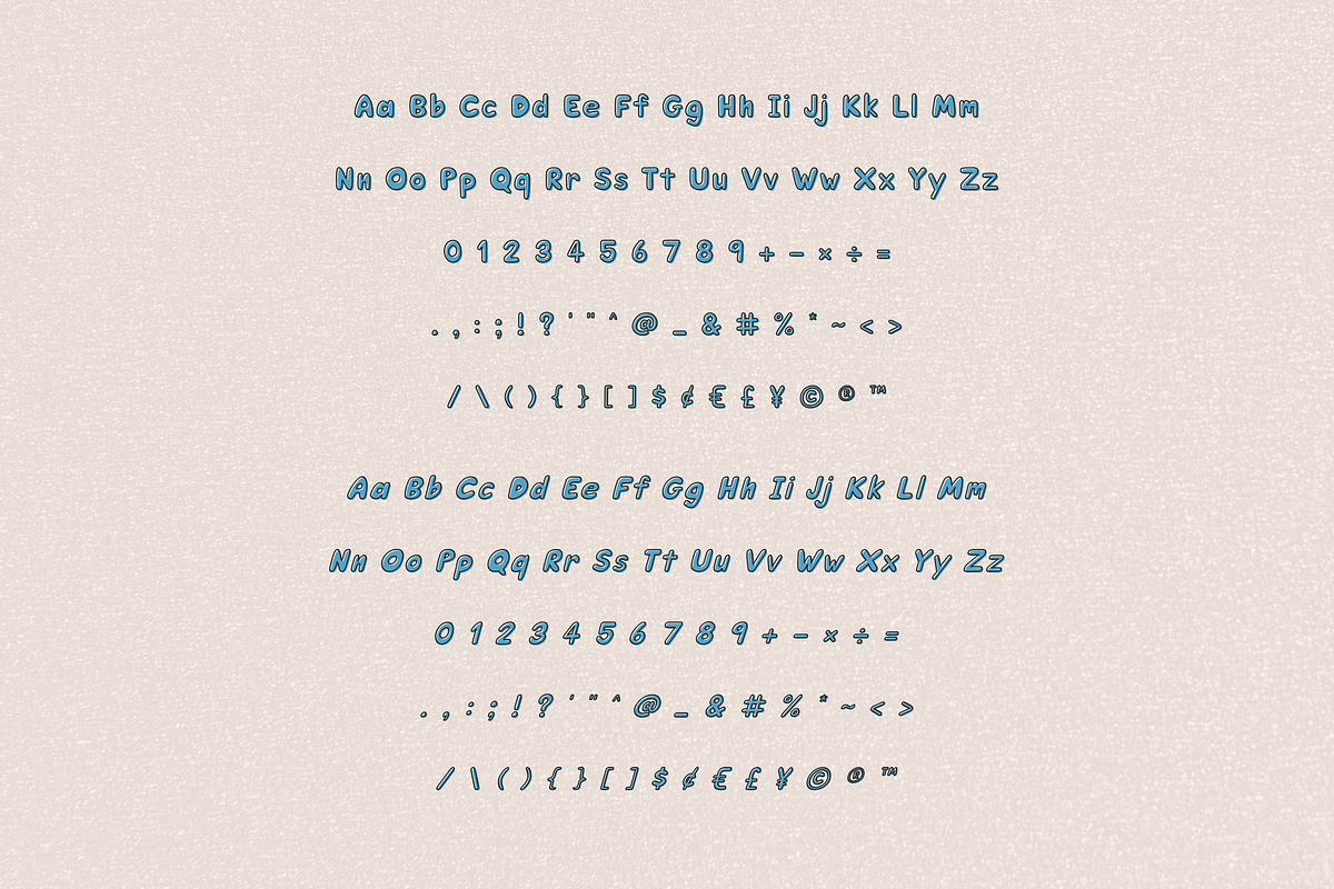 Retro rounded bubble font-Puffy Soda, a Handwritten Font by ZoloDesignHub (Photo 5 of 11)