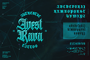 Avestrava Tattoo Blackletter, a Blackletter Font by ilhamtaro (Thumbnail 4 of 12)