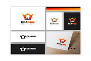 Set of Idea king logo designs, a Branding & Logo Template by Lucky Creative (Thumbnail 5 of 5)