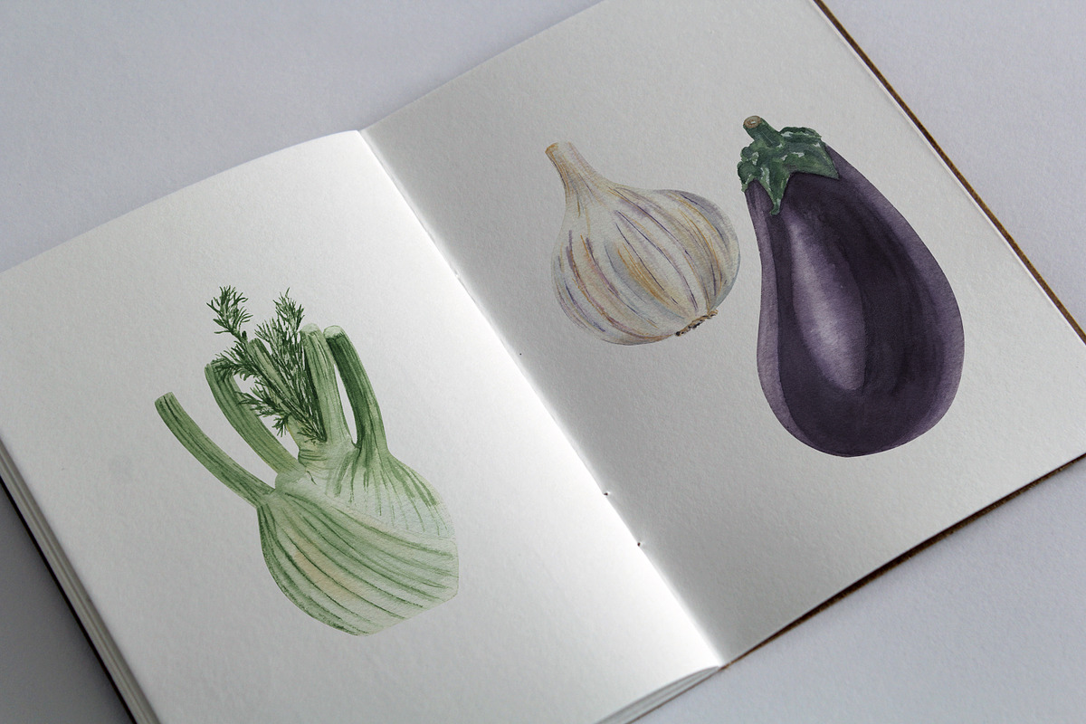 Food bundle-watercolor, a Food Illustration by Visual Animal (Photo 9 of 22)