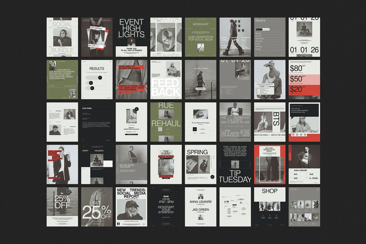 RUE | Social Media Kit 2, a Social Media Template by Studio Standard (Photo 21 of 21)