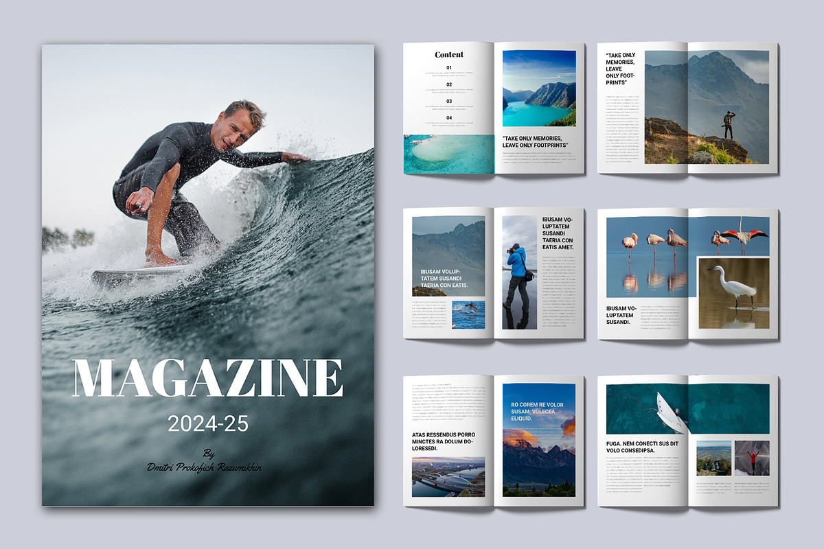 Tour Magazine Template