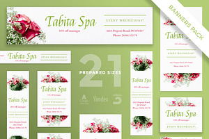 Banners Pack Tabita Spa