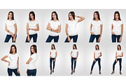 Female T-Shirt Mockups Vol 3. Part 2, a Shirt Mockup by Hi, Mock-Up! (Thumbnail 10 of 10)