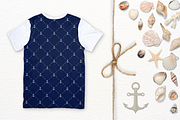 Classic Nautical Seamless Patterns, a Pattern Graphic by Iryna Danyliuk (Thumbnail 3 of 3)