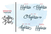 Evelyne Script, a Script Font by QueenType (Thumbnail 3 of 8)