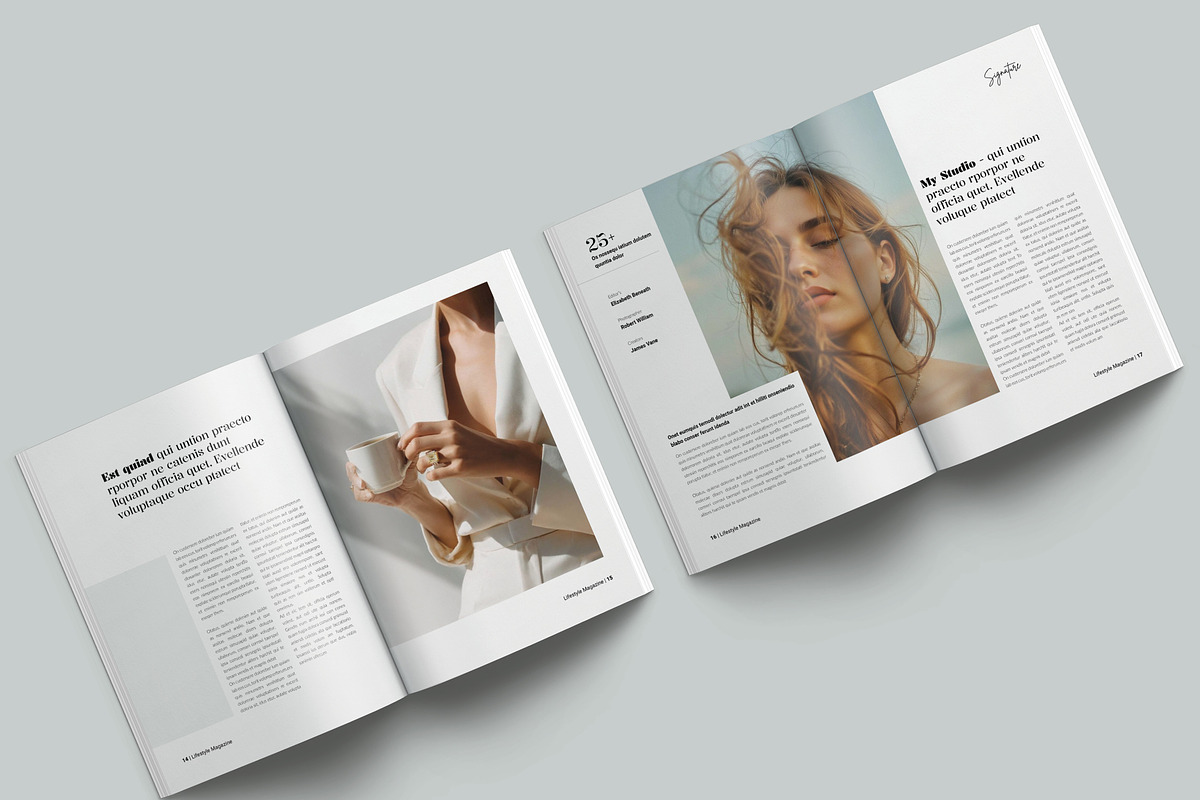 The Lifestyle Magazine Template, a Magazine Template by NorthPeak (Photo 7 of 13)