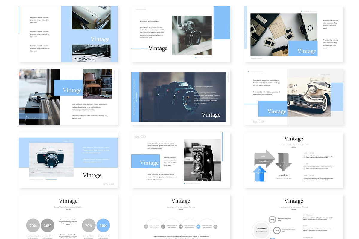 Vintage - Powerpoint Template, a Presentation Template by AQR Studio