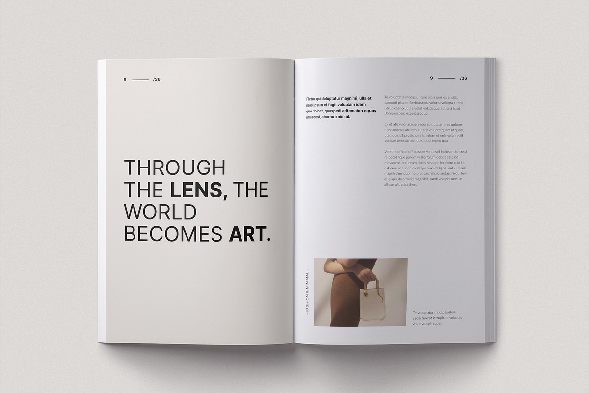 PORTFOLIO Magazine Brochure Template, a Magazine Template by TemplateFolio-Shop (Photo 6 of 18)