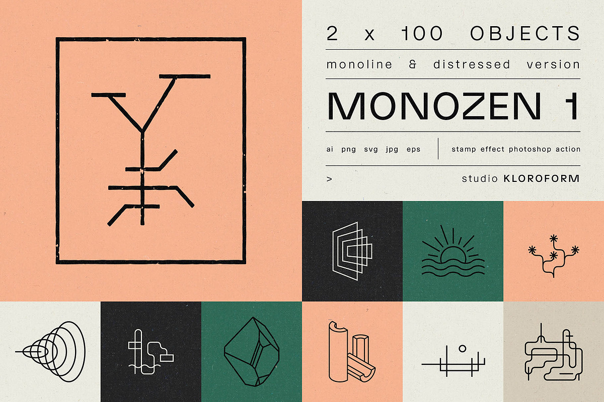 MONOZEN 1, a Solid Icon by kloroform (Photo 1 of 10)