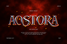 Aostora - Serif Display Font