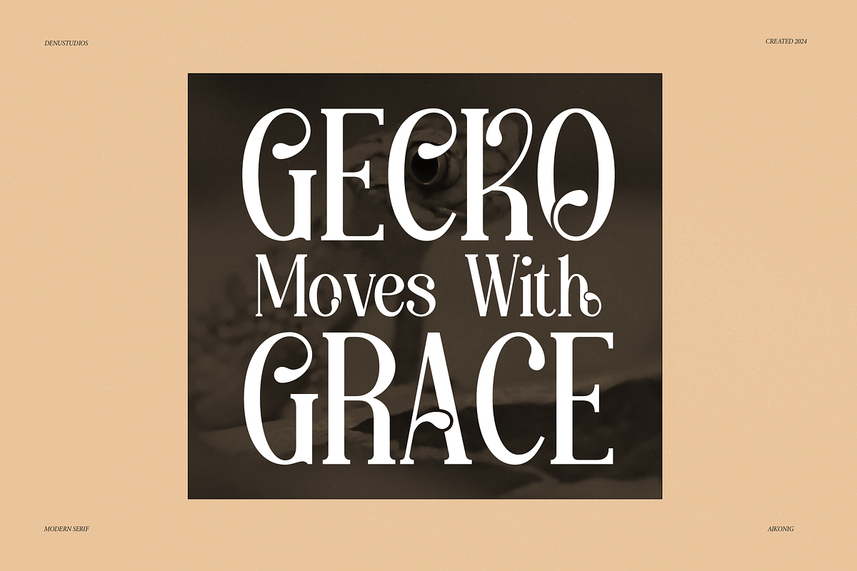 Aikonig | Modern Serif Font, a Serif Font by Denustudios (Photo 3 of 15)