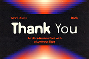 Blurk – Ultra Modern Font, a Sans Serif Font by Drizy (Thumbnail 10 of 10)