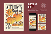 Autumn Festival Flyer, a Flyer Template by graphicook (Thumbnail 1 of 3)