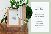 Wood Frame Mockup 3x2 Portrait#B, a Print Template by Julia Jane Creative (Thumbnail 2 of 5)