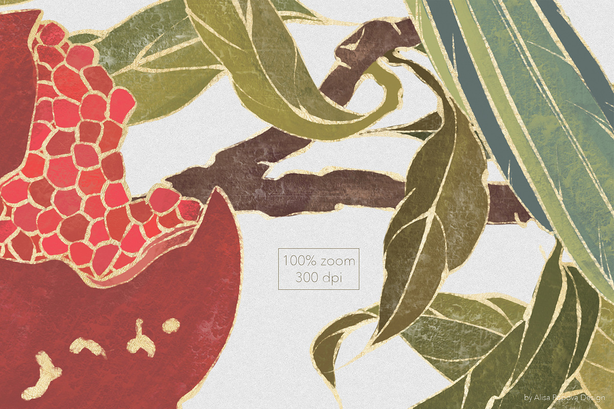 Vintage Garden - Pattern Collection, a Pattern Graphic by Alisa Fimen Design (Photo 8 of 10)