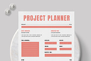 Project Planner Template, a Stationery Template by MightyDesign (Thumbnail 4 of 8)