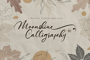 Moonshine Modern Calligraphy Font