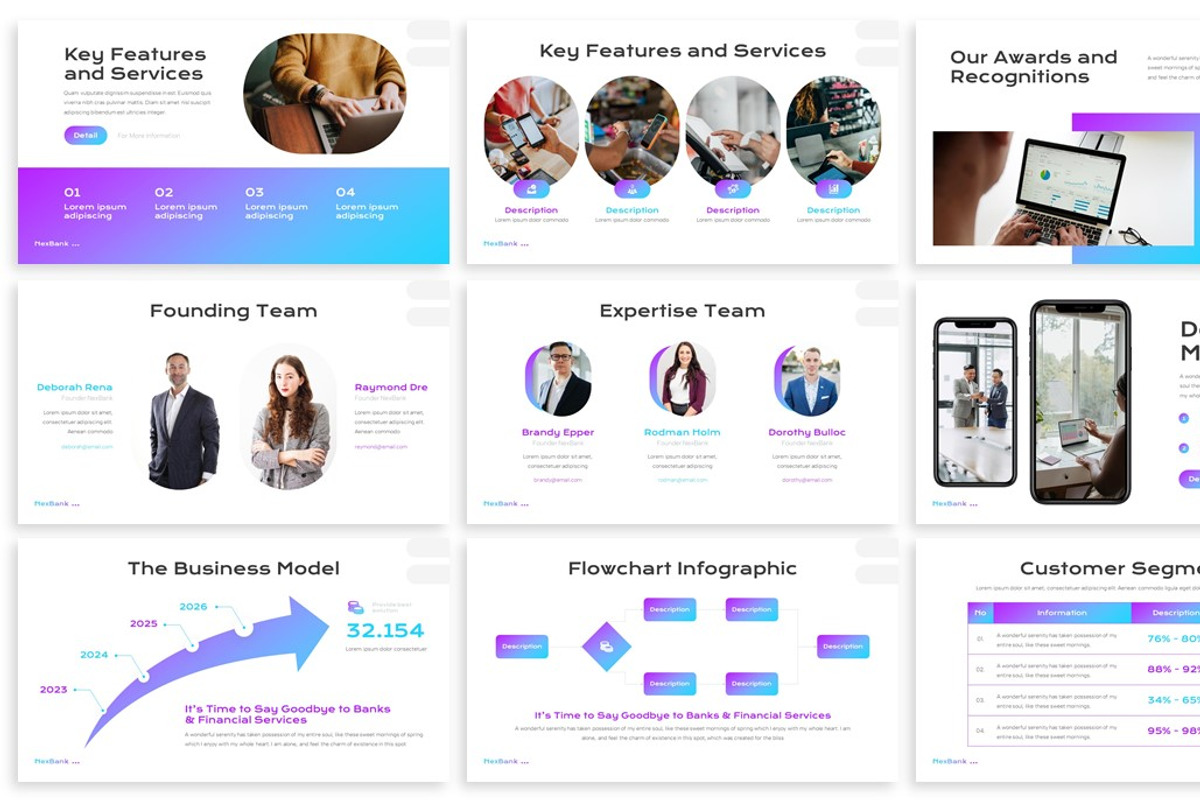 Nexbank - Digital Banking Keynote, a Presentation Template by SlideFactory (Photo 3 of 4)