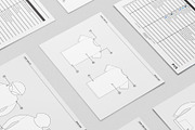 T-Shirt Tech Pack Kit Template, a Shirt Mockup by Swatch Supply (Thumbnail 2 of 7)
